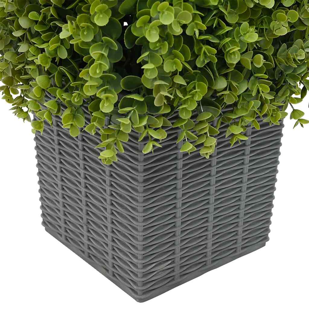 Eucalyptus Gras Toren Groen 27 x 27 x 90 cm Kunststof