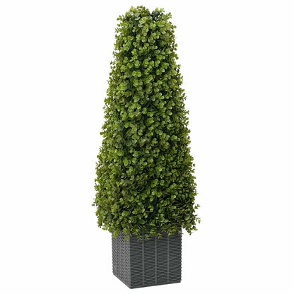 Eucalyptus Gras Toren Groen 27 x 27 x 90 cm Kunststof