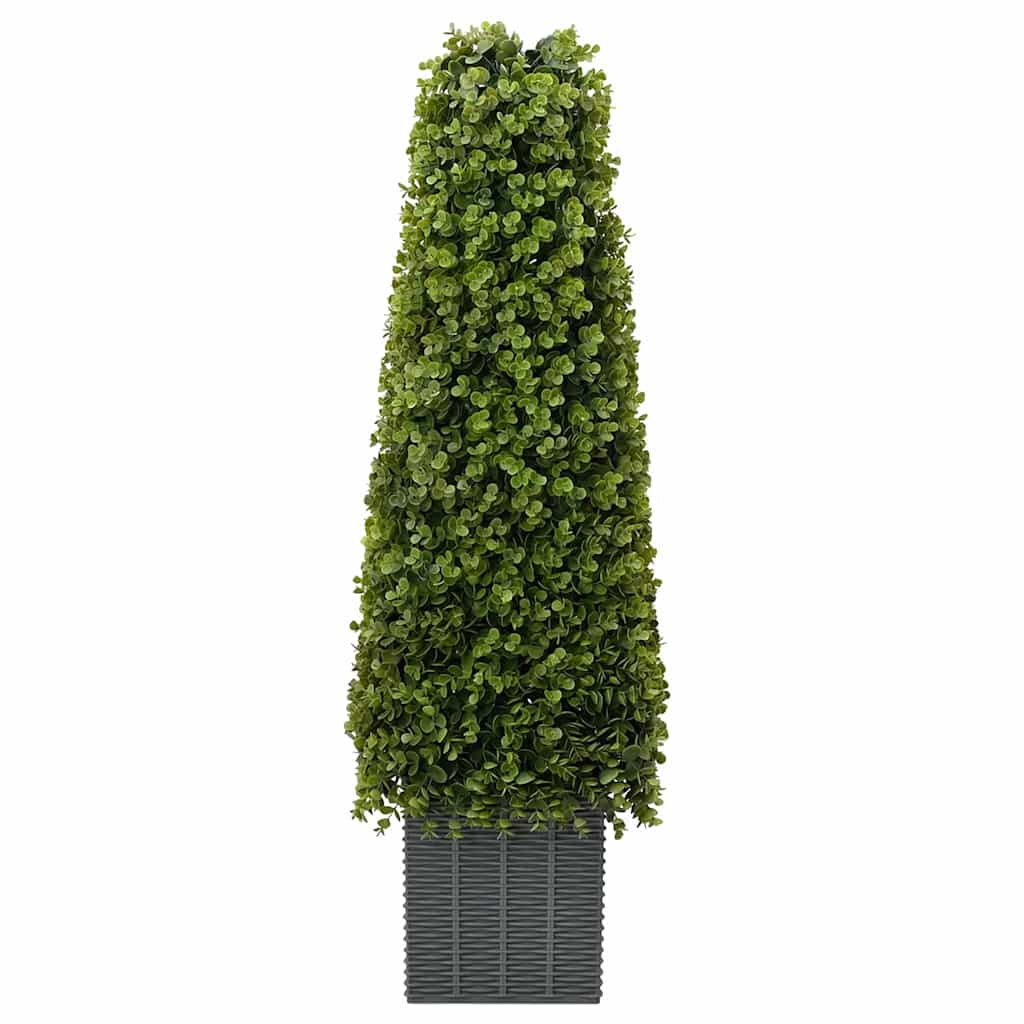 Eucalyptus Gras Toren Groen 27 x 27 x 90 cm Kunststof