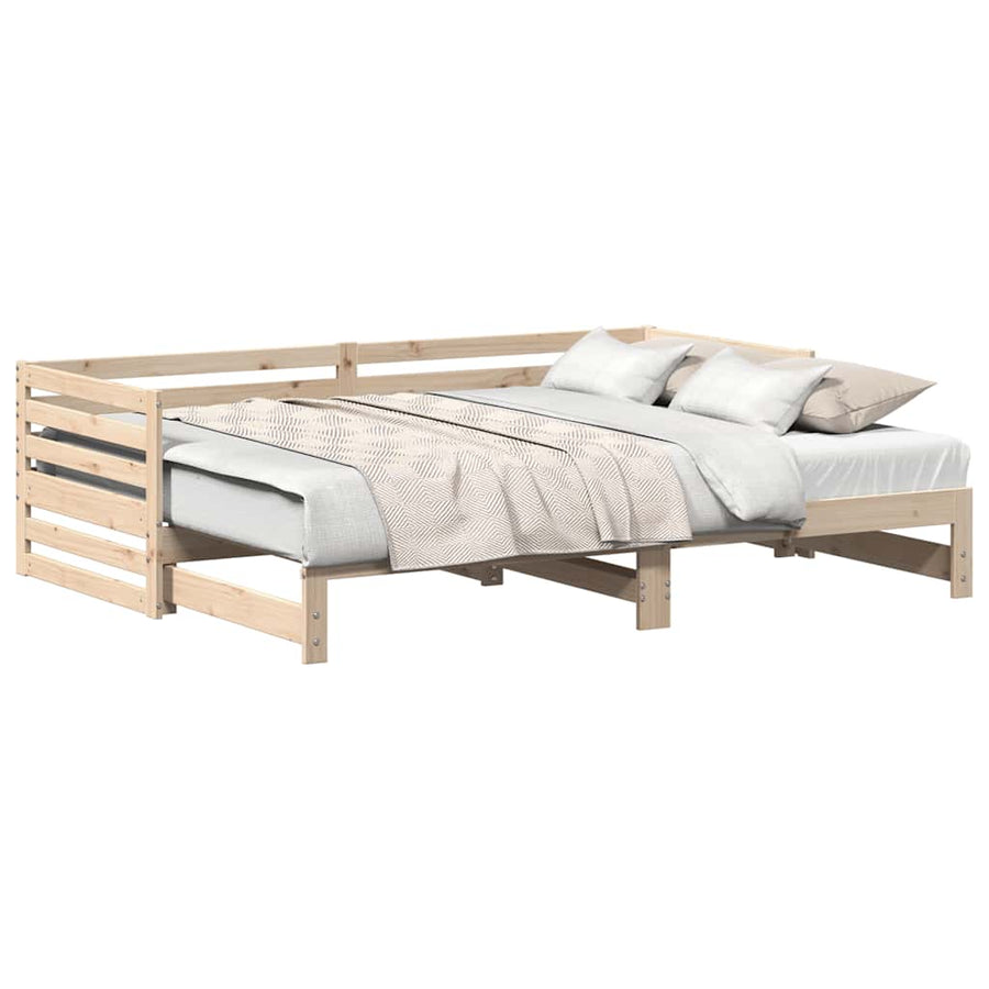 Dagbed met onderschuifbed zonder matras 80x200 cm