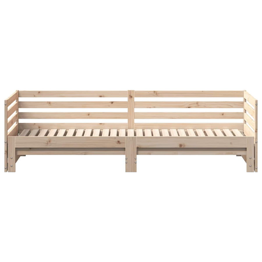 Dagbed met onderschuifbed zonder matras 80x200 cm
