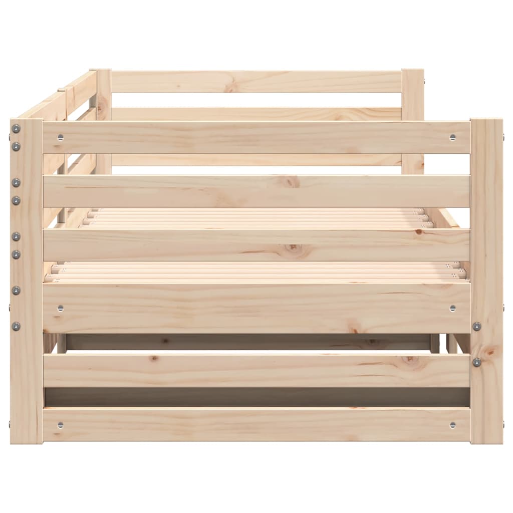 Dagbed met onderschuifbed zonder matras 80x200 cm