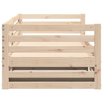 Dagbed met onderschuifbed zonder matras 80x200 cm