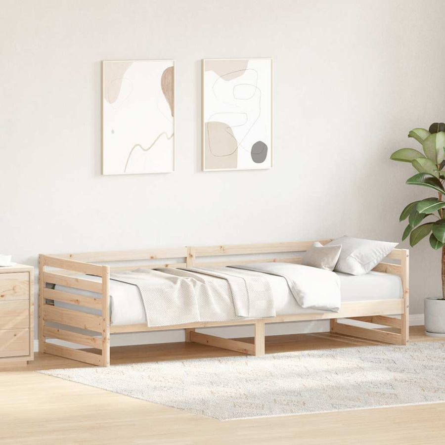Dagbed zonder matras 80x200 cm massief grenenhout