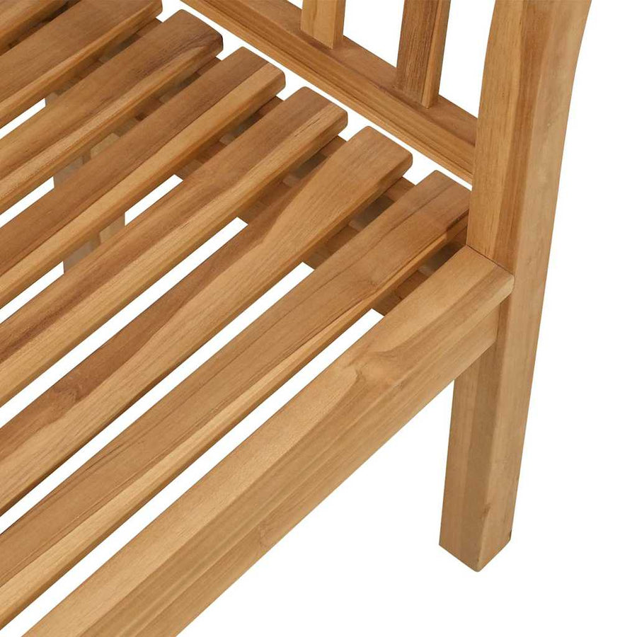 Bank Bruin 120 x 53,5 x 85 cm Massief teakhout