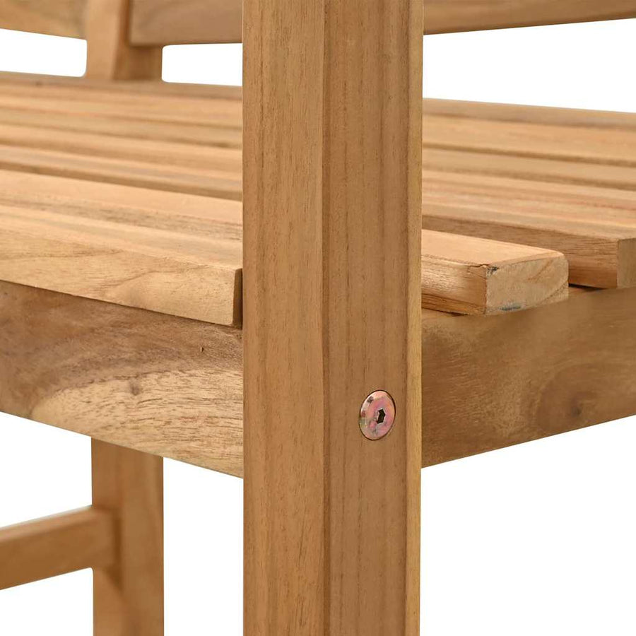 Bank Bruin 120 x 53,5 x 85 cm Massief teakhout