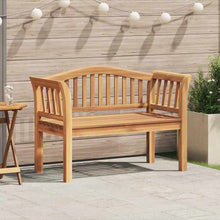 Bank Bruin 120 x 53,5 x 85 cm Massief teakhout