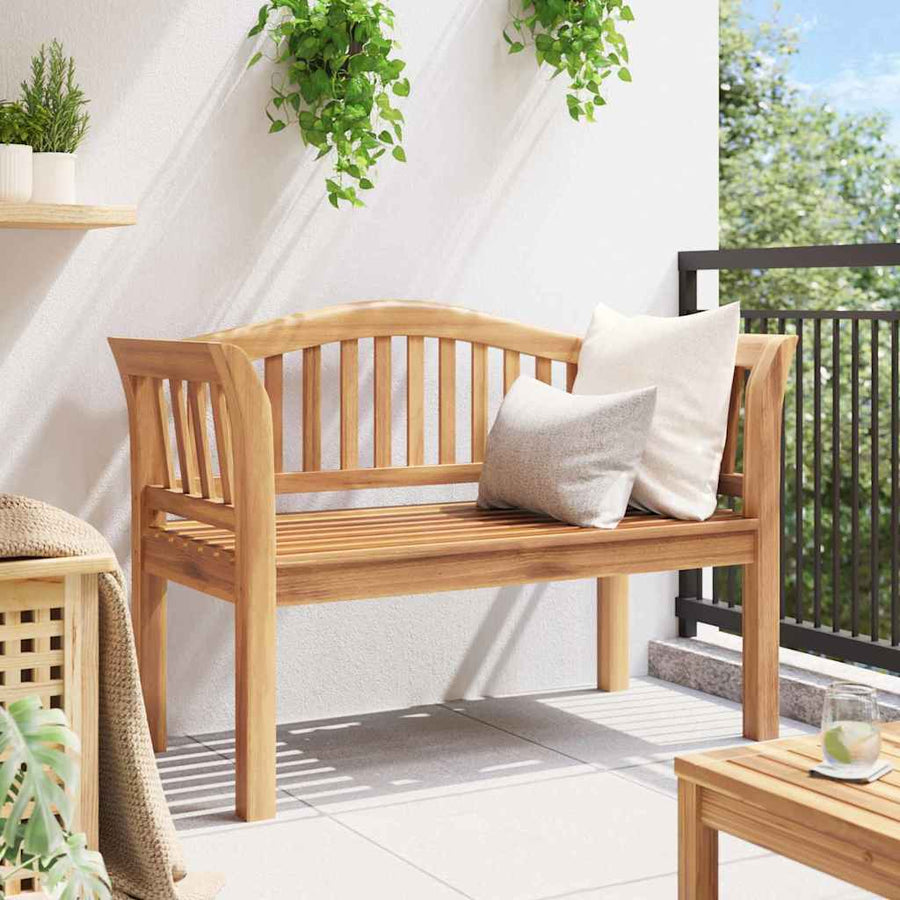Bank Bruin 120 x 53,5 x 85 cm Massief teakhout