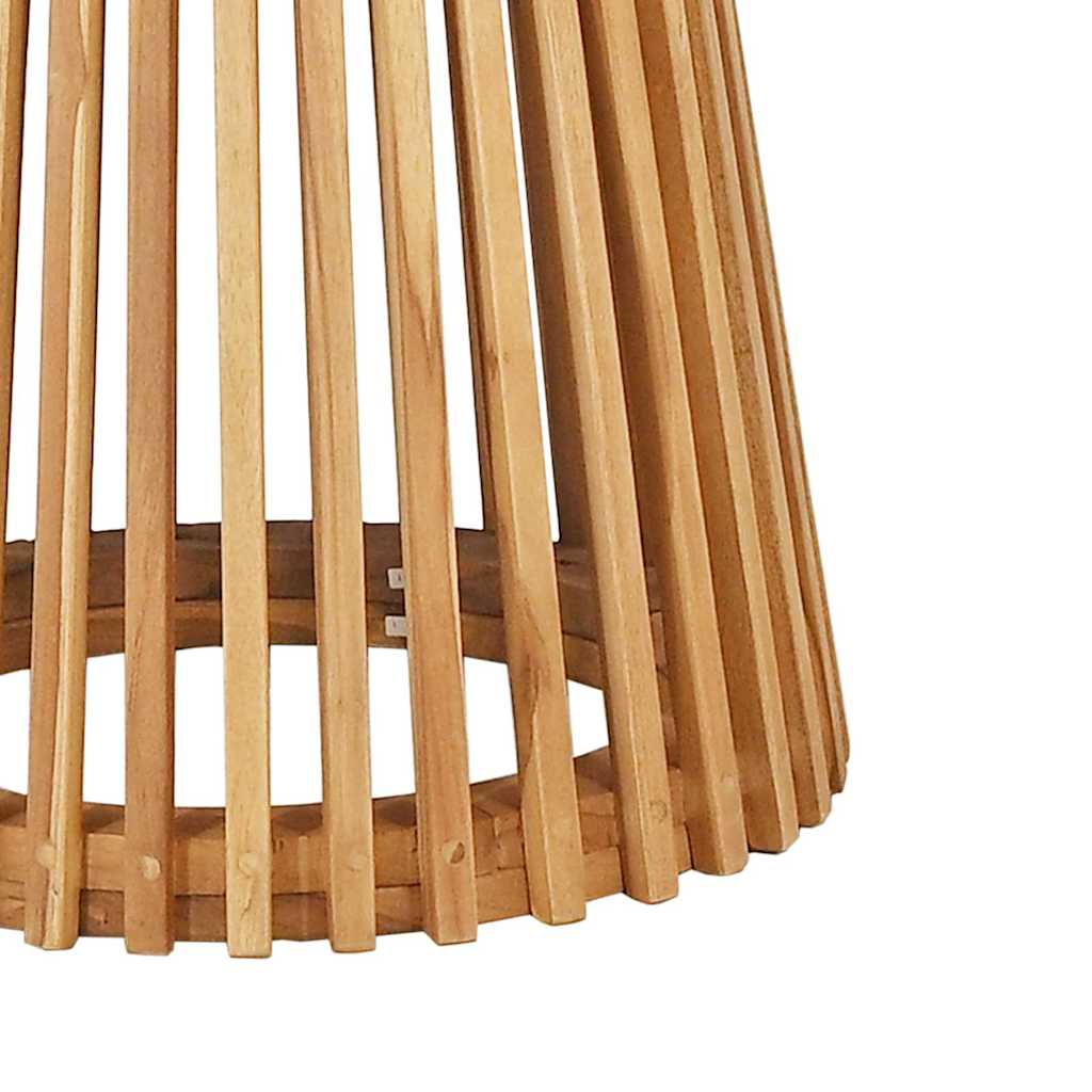 Bijzettafel Bruin 70 x 70 x 75 cm Massief Teakhout