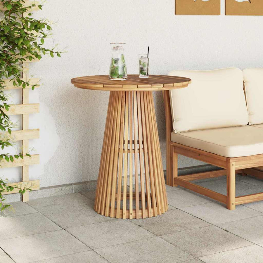 Bijzettafel Bruin 70 x 70 x 75 cm Massief Teakhout