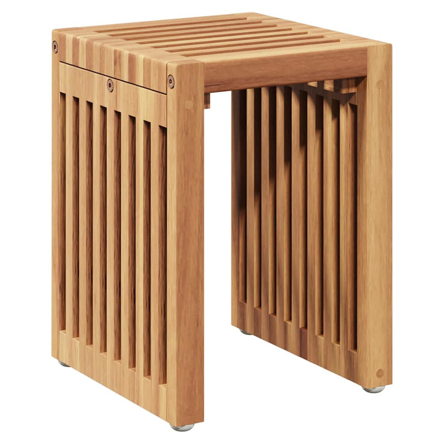 Tuin Bijzettafel 3 pcs Bruin 33 x 44,5 x 51 cm Massief Teakhout