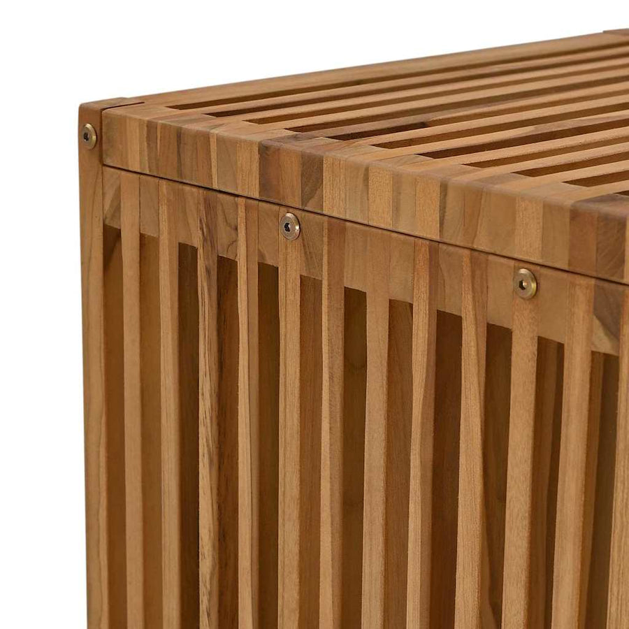 Tuin Bijzettafel Bruin 45 x 42,5 x 45 cm Massief Teakhout