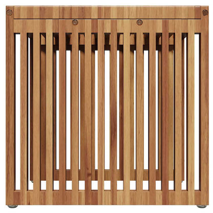 Tuin Bijzettafel Bruin 45 x 42,5 x 45 cm Massief Teakhout