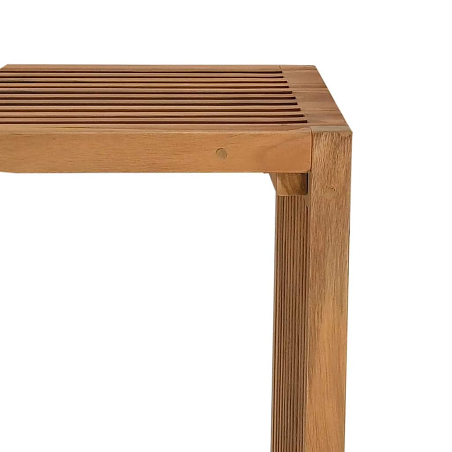 Tuin Bijzettafel Bruin 50 x 32,5 x 35 cm Massief Teakhout