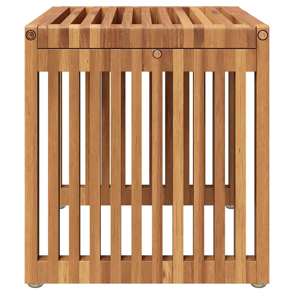 Tuin Bijzettafel Bruin 50 x 32,5 x 35 cm Massief Teakhout