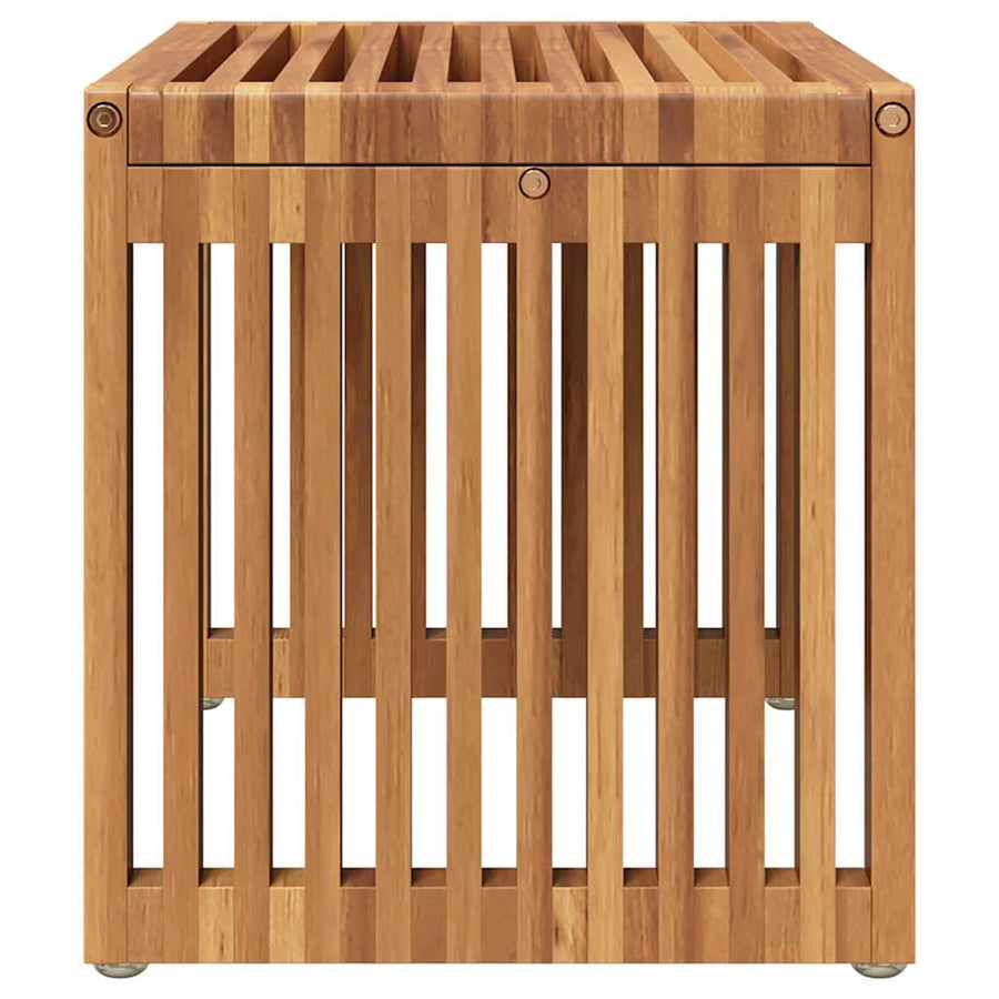 Tuin Bijzettafel Bruin 50 x 32,5 x 35 cm Massief Teakhout
