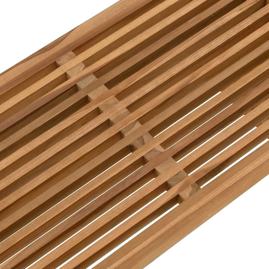 Tuin Bijzettafel Bruin 70 x 37,5 x 35,5 cm Massief Teakhout