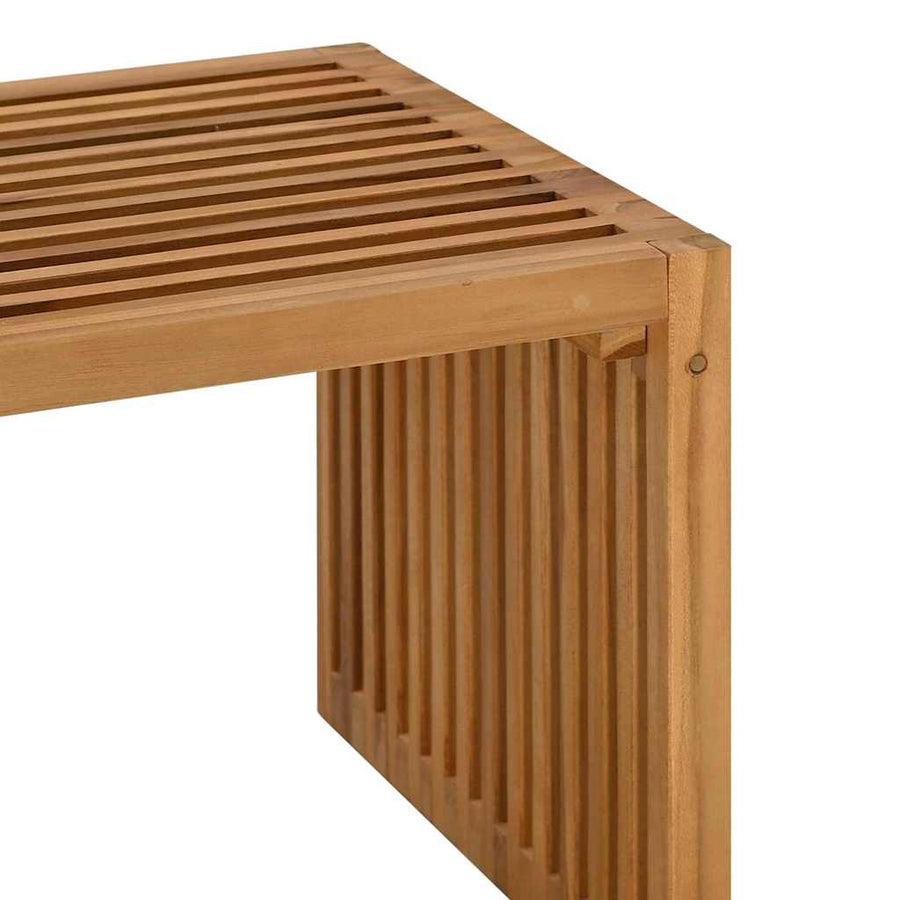 Tuin Bijzettafel Bruin 70 x 37,5 x 35,5 cm Massief Teakhout