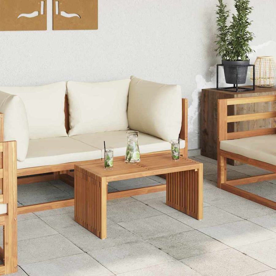 Tuin Bijzettafel Bruin 70 x 37,5 x 35,5 cm Massief Teakhout