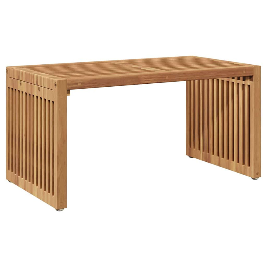 Tuin Bijzettafel Bruin 70 x 37,5 x 35,5 cm Massief Teakhout