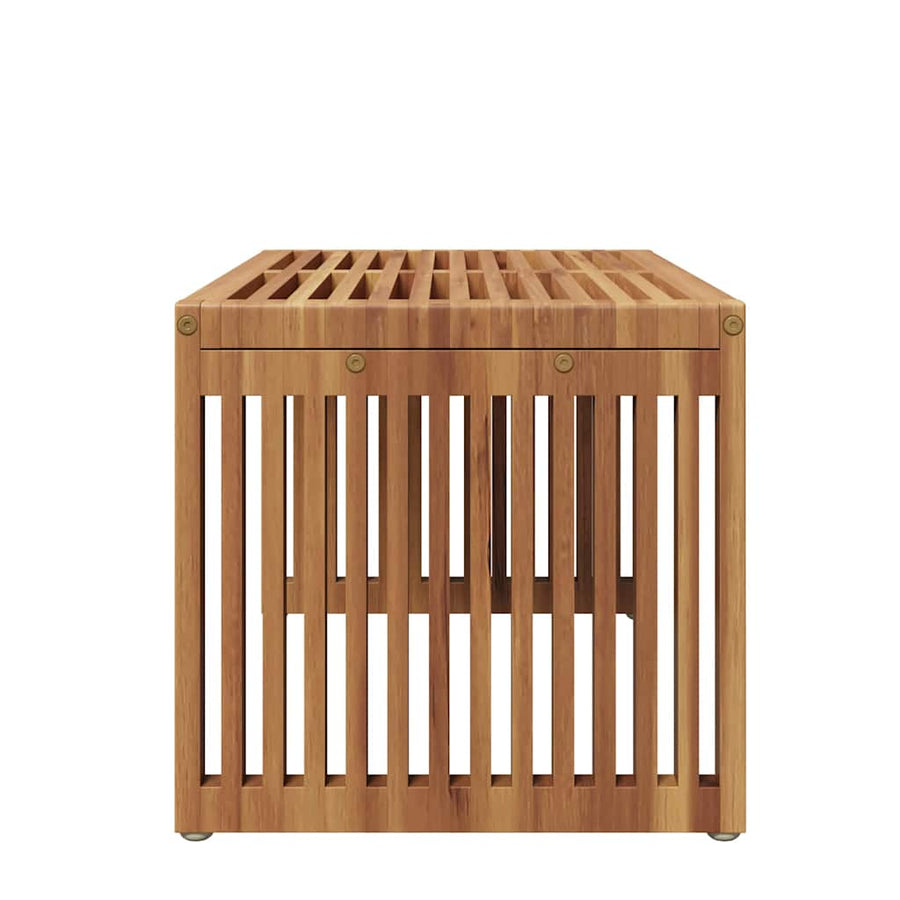 Tuin Bijzettafel Bruin 70 x 37,5 x 35,5 cm Massief Teakhout