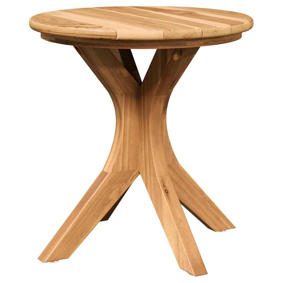 Bijzettafel Bruin 40 x 40 x 41 cm Massief Teakhout