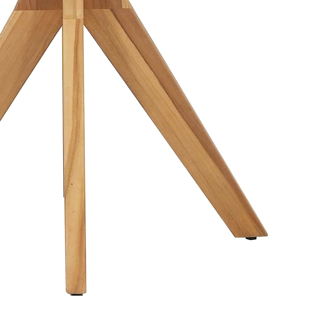 Bijzettafel Bruin 70 x 70 x 75 cm Massief Teakhout