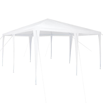 Partytent 400 X 400 X 266 Cm Polyethyleen En Staal 4 x 4 m Wit