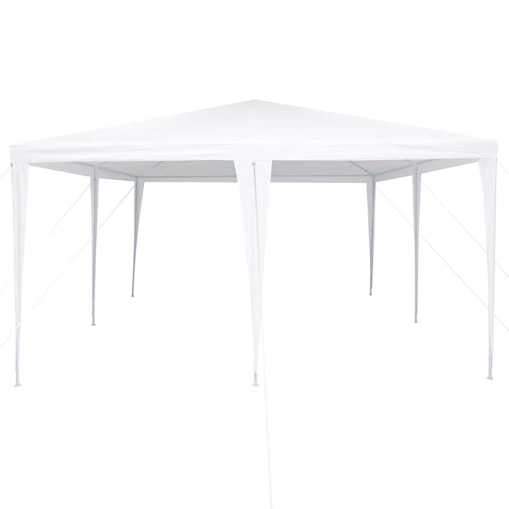 Partytent 400 X 400 X 266 Cm Polyethyleen En Staal 4 x 4 m Wit