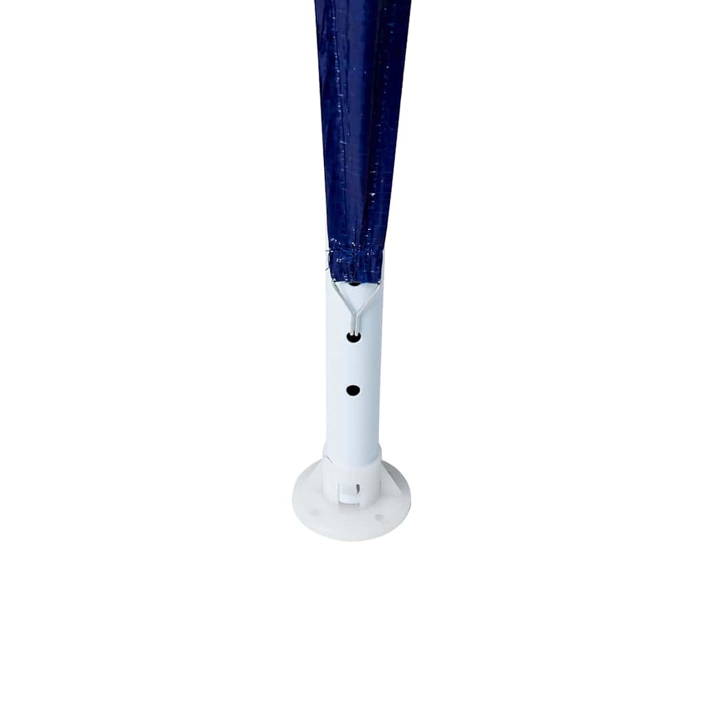 Partytent 400 X 400 X 266 Cm Polyethyleen En Staal 4 x 4 m Blauw