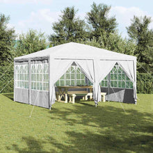 Partytent met 8 Zijwanden - Wit - 4 x 4 m - PE