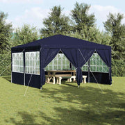 Partytent 400x400 cm blauw polyetheen