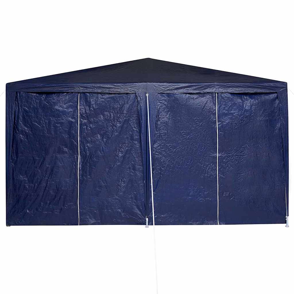 Partytent 400 X 400 X 266 Cm Polyetheen 4 x 4 m Blauw