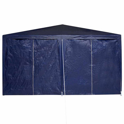 Partytent 400 X 400 X 266 Cm Polyetheen 4 x 4 m Blauw