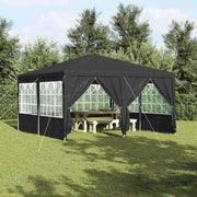 Partytent 400x400x266 cm antraciet polyetheen