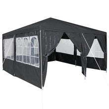 Partytent Antraciet 400 x 400 x 266 cm Polyetheen