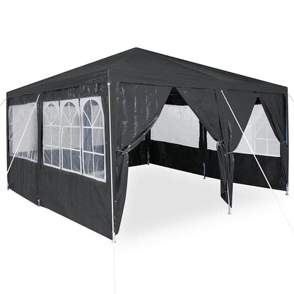 Partytent Antraciet 400 x 400 x 266 cm Polyetheen