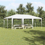 Partytent 600x400 cm wit polyethyleen staal