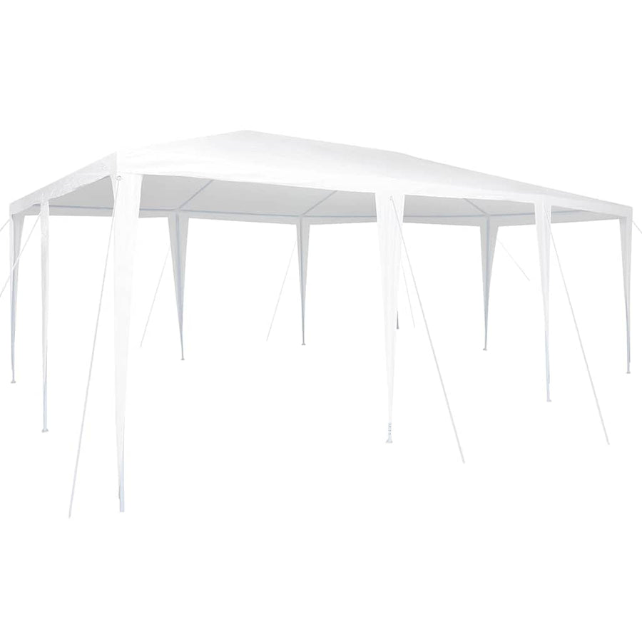 Partytent Wit 600 x 400 x 266 cm Polyethyleen en Staal