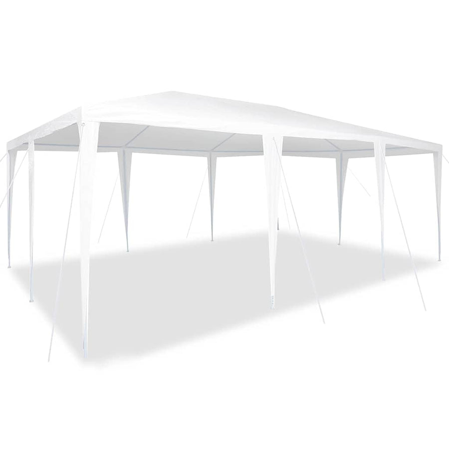 Partytent Wit 600 x 400 x 266 cm Polyethyleen en Staal