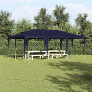 Partytent 600x400 cm blauw polyethyleen staal