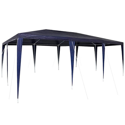 Partytent Blauw 600 x 400 x 266 cm Polyethyleen en Staal
