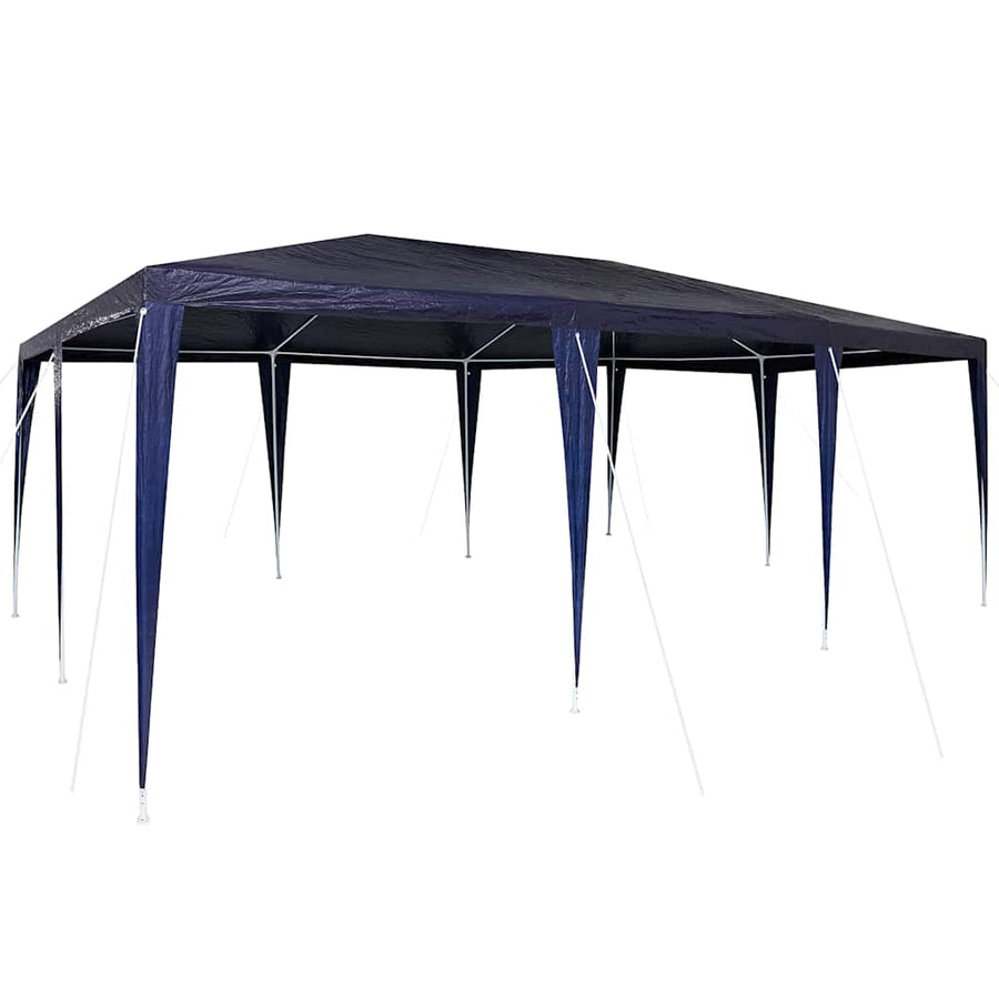 Partytent Blauw 600 x 400 x 266 cm Polyethyleen en Staal