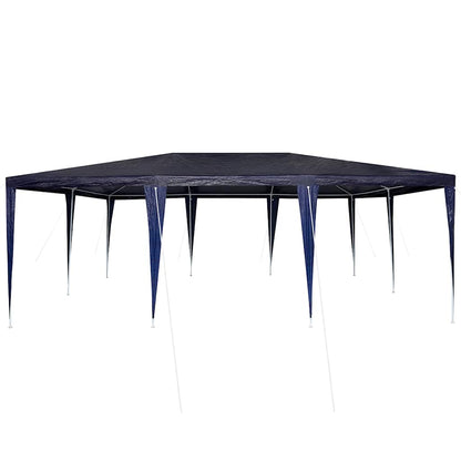 Partytent Blauw 600 x 400 x 266 cm Polyethyleen en Staal
