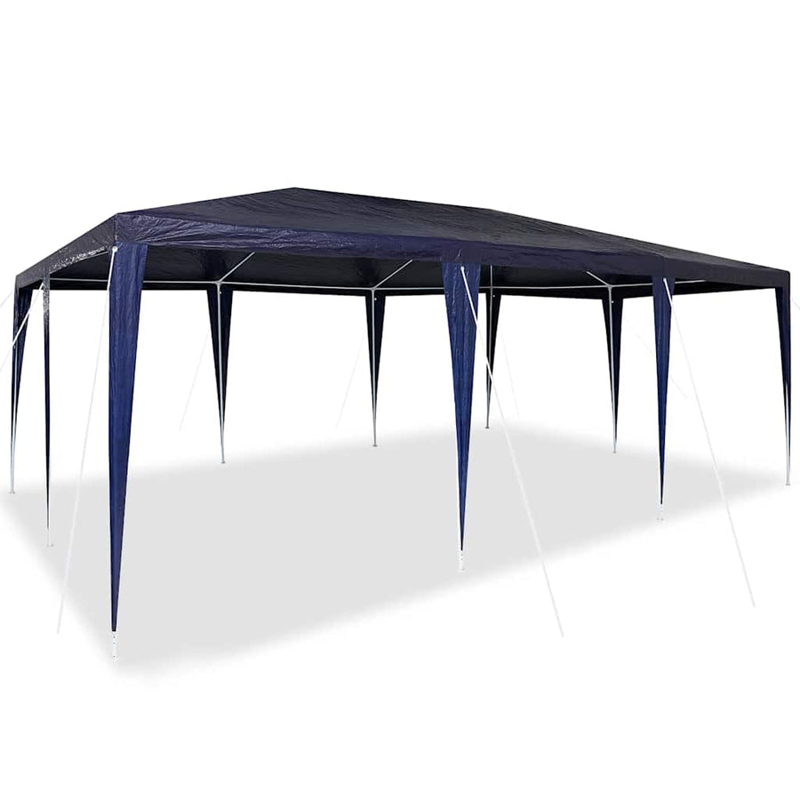 Partytent Blauw 600 x 400 x 266 cm Polyethyleen en Staal