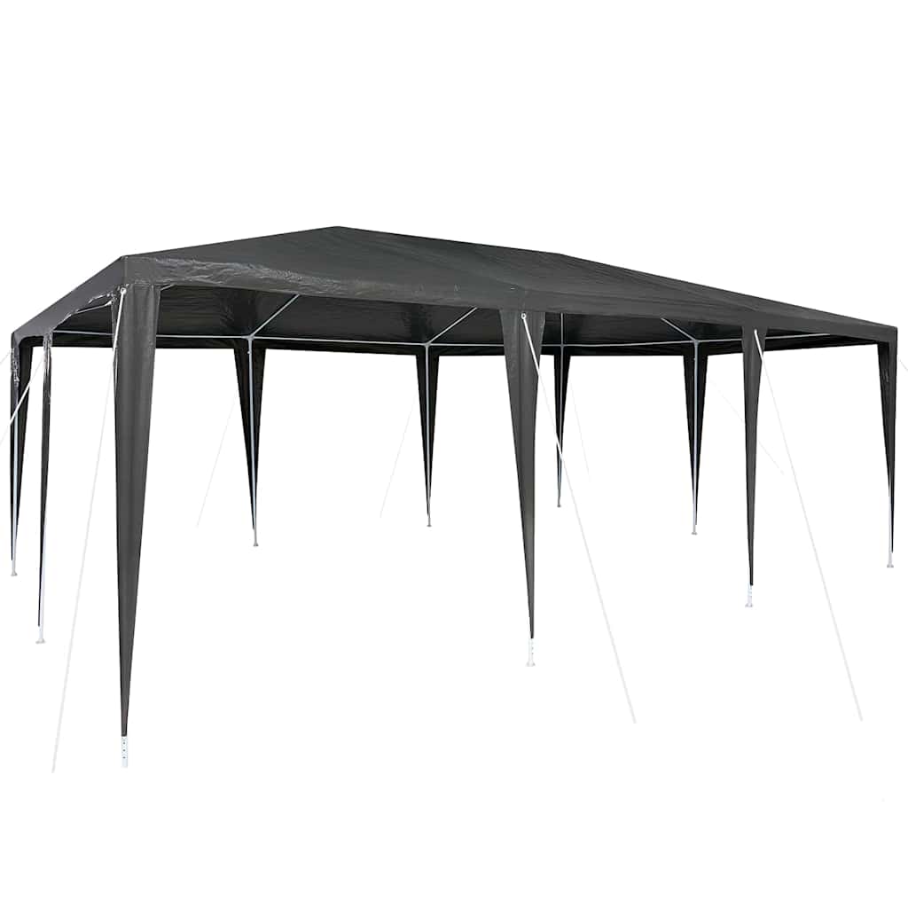 Partytent Antraciet 600 x 400 x 266 cm Polyethyleen en Staal