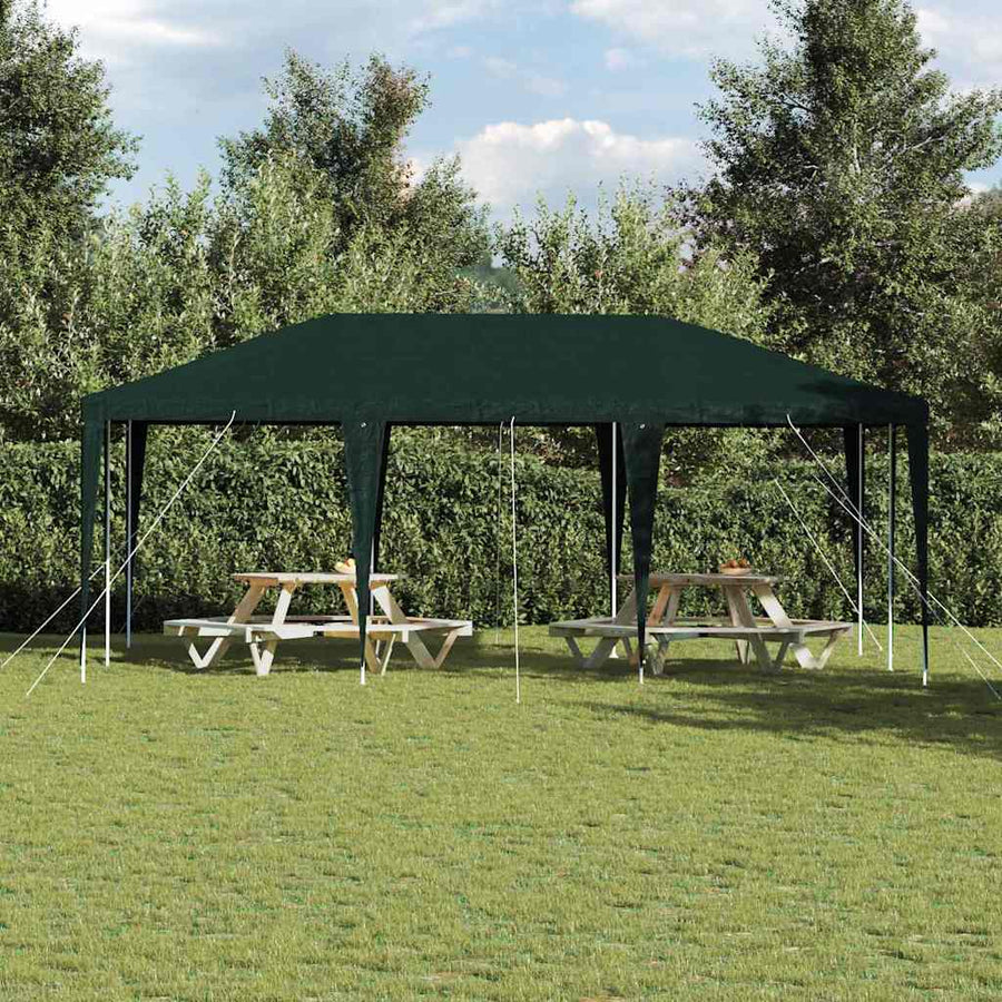 Partytent Groen 600 x 400 x 266 cm Polyethyleen en Staal
