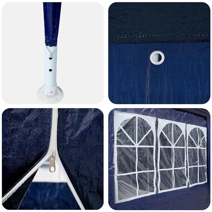 Partytent Blauw 600 x 400 x 266 cm Polyetheen