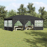 Partytent 600x400x266 cm polyetheen antraciet