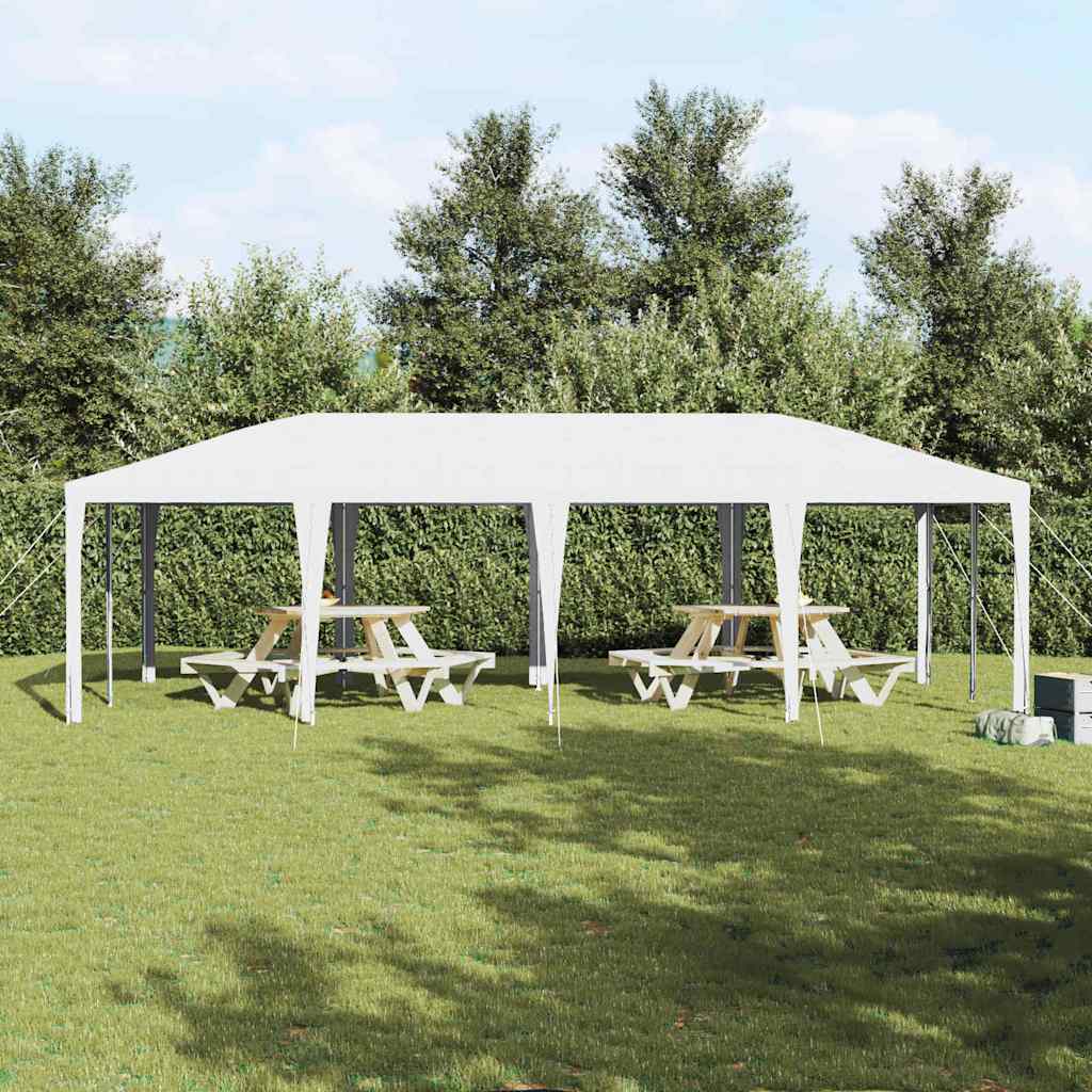 Partytent Wit 800 x 400 x 266 cm Polyethyleen en Staal